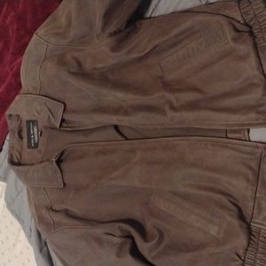 Men's XL Croft and Barrow leather jacket